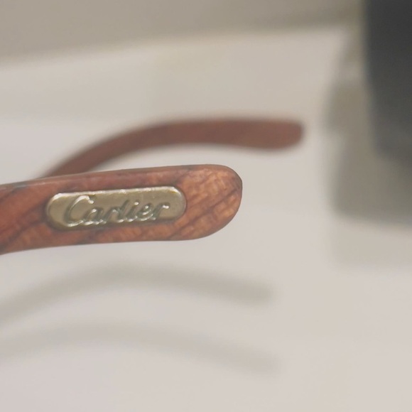 Cartier Cross Brown Sunglasses - Picture 8 of 11